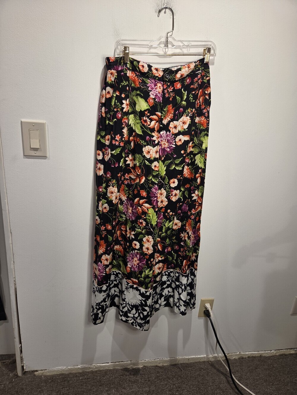 Anthro Maeve Size 10 Callan Boho Floral Print Wide Leg Pants